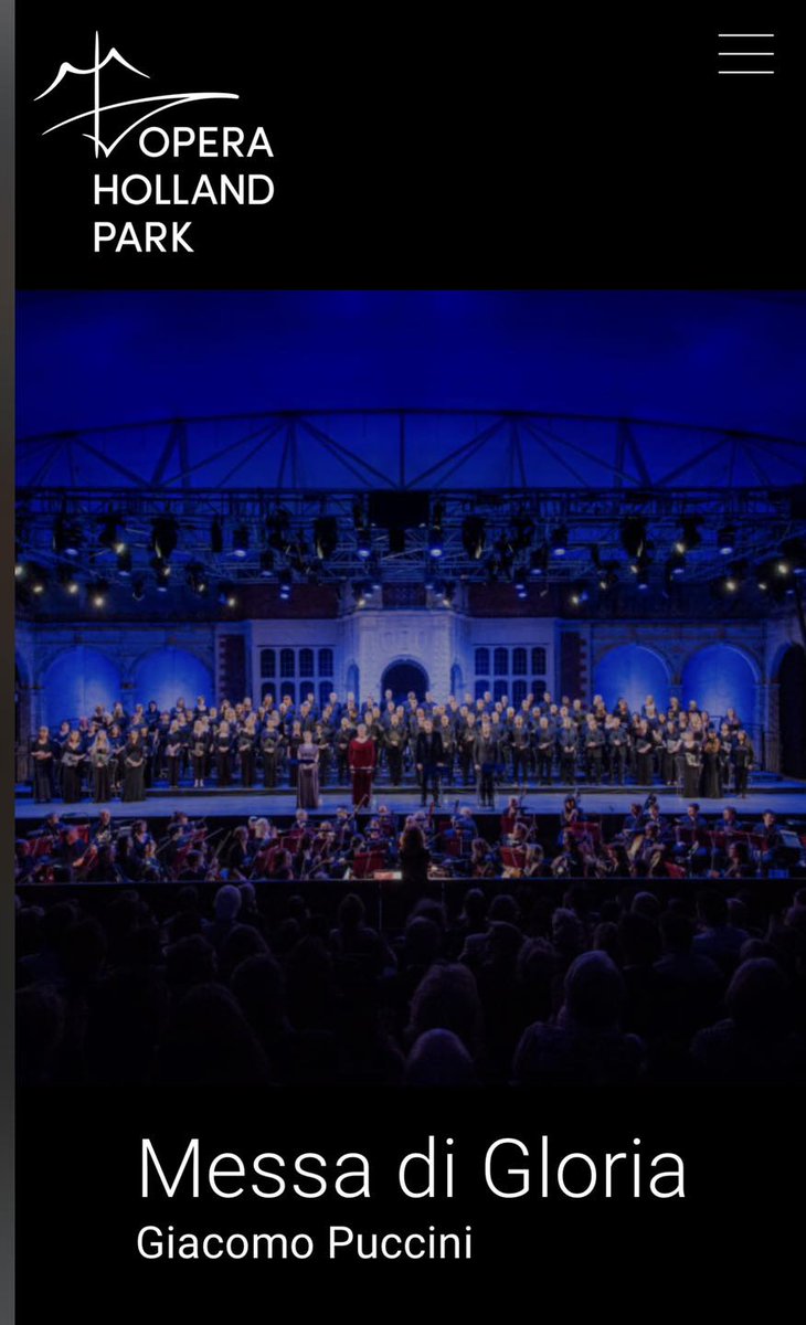 Tonight promises to be a rather special occasion, and it's sold out! Puccini's youthful masterpiece and some rare (and less-rare) arias and art songs. @operahollandpk @DavidButtPhilip @rossramgobin @fflurwyn @CityLdnSinfonia