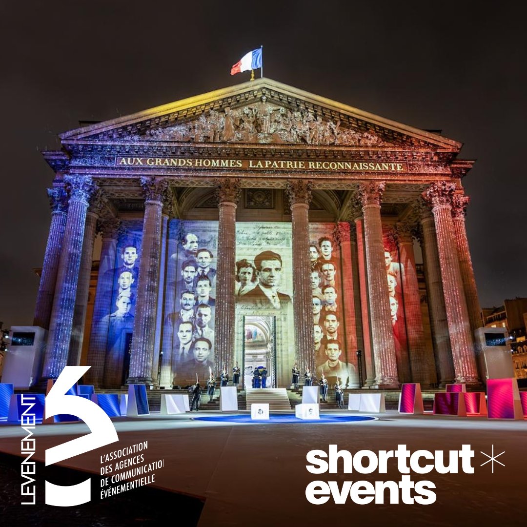 #1événement1agence

Le 21 février s’est déroulée au Panthéon la Cérémonie solennelle en hommage à Missak Manouchian et ses camarades de résistance. 

Un événement unique réalisé, scénographié et conçu par Shortcut Events. 

#LÉVÉNEMENT #shortcut #MissakManouchian #eventprofsFR
