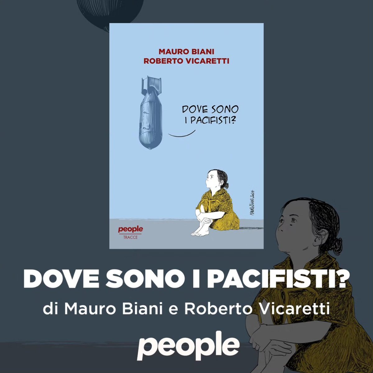 nonsonpago1's tweet photo. .@maurobiani
In arrivo il mio nuovo libro, insieme a Roberto Vicaretti. Per @peoplepubit
"Dove sono i pacifisti?"
#RobertoVicaretti ! ❤️
#Biani ! ❤️
https://t.co/3PTXAiBk3O https://t.co/VEps0VevlT
