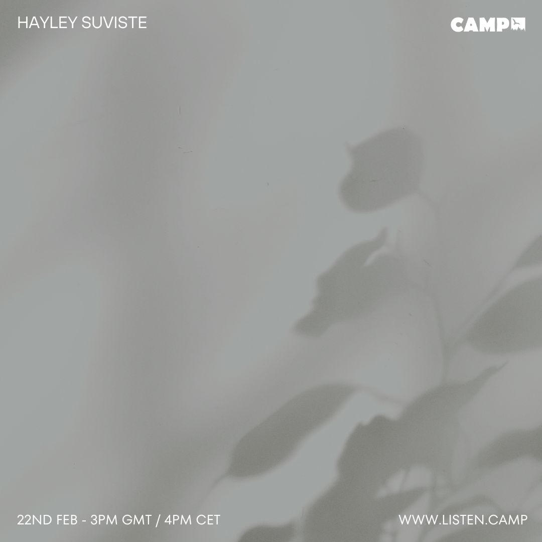 Hayley Suviste (@hayleysuviste) on Twitter photo My first mix of 2024 for <a href="/listen_camp/">CAMP Radio</a> will be going out today at 3PM GMT / 4PM CET ⚘⚘⚘
ft. many gorgeous tracks and field recordings from <a href="/janawinderen/">Jana Winderen</a>, <a href="/MaarjaNuut/">maarja nuut</a>, @ShovelDance, <a href="/nyx_edc/">NYX</a>, <a href="/zaumne/">Zaumne</a>, <a href="/tujiko_noriko/">Tujiko Noriko ツジコノリコ</a>, <a href="/erikmowi/">Erik Mowinckel</a> & more
Listen live at listen.camp My first mix of 2024 for <a href="/listen_camp/">CAMP Radio</a> will be going out today at 3PM GMT / 4PM CET ⚘⚘⚘
ft. many gorgeous tracks and field recordings from <a href="/janawinderen/">Jana Winderen</a>, <a href="/MaarjaNuut/">maarja nuut</a>, @ShovelDance, <a href="/nyx_edc/">NYX</a>, <a href="/zaumne/">Zaumne</a>, <a href="/tujiko_noriko/">Tujiko Noriko ツジコノリコ</a>, <a href="/erikmowi/">Erik Mowinckel</a> & more
Listen live at listen.camp