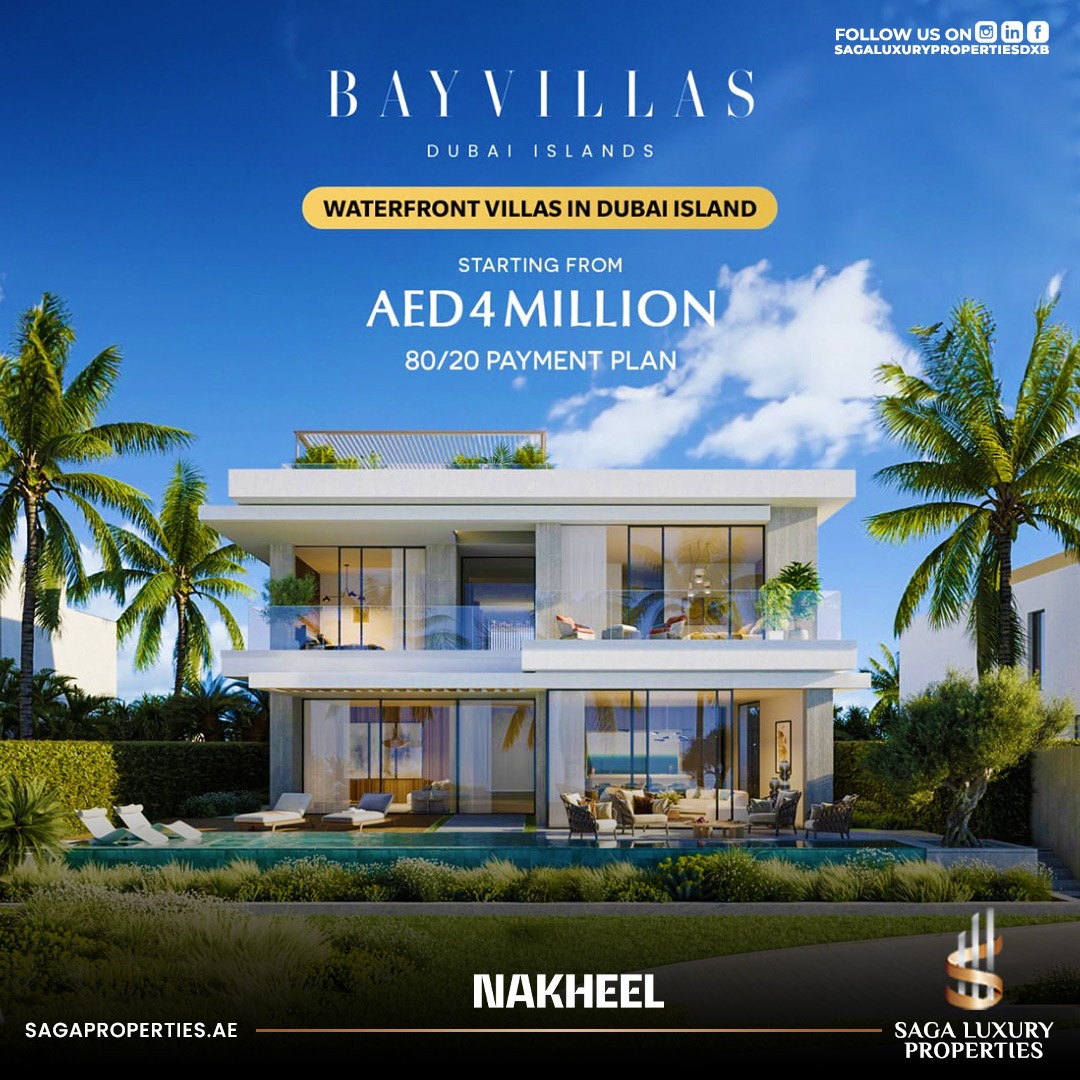 SagaProperties's tweet photo. NEW LAUNCH: Bay Villas, Dubai Islands by Nakheel
Premium Waterfront Community starting from AED 4M with 3-4BD Townhouse and 3-5BD Villas.
Book with 15%
Flexible 80/20 Payment Plan https://t.co/znvqhX80vU