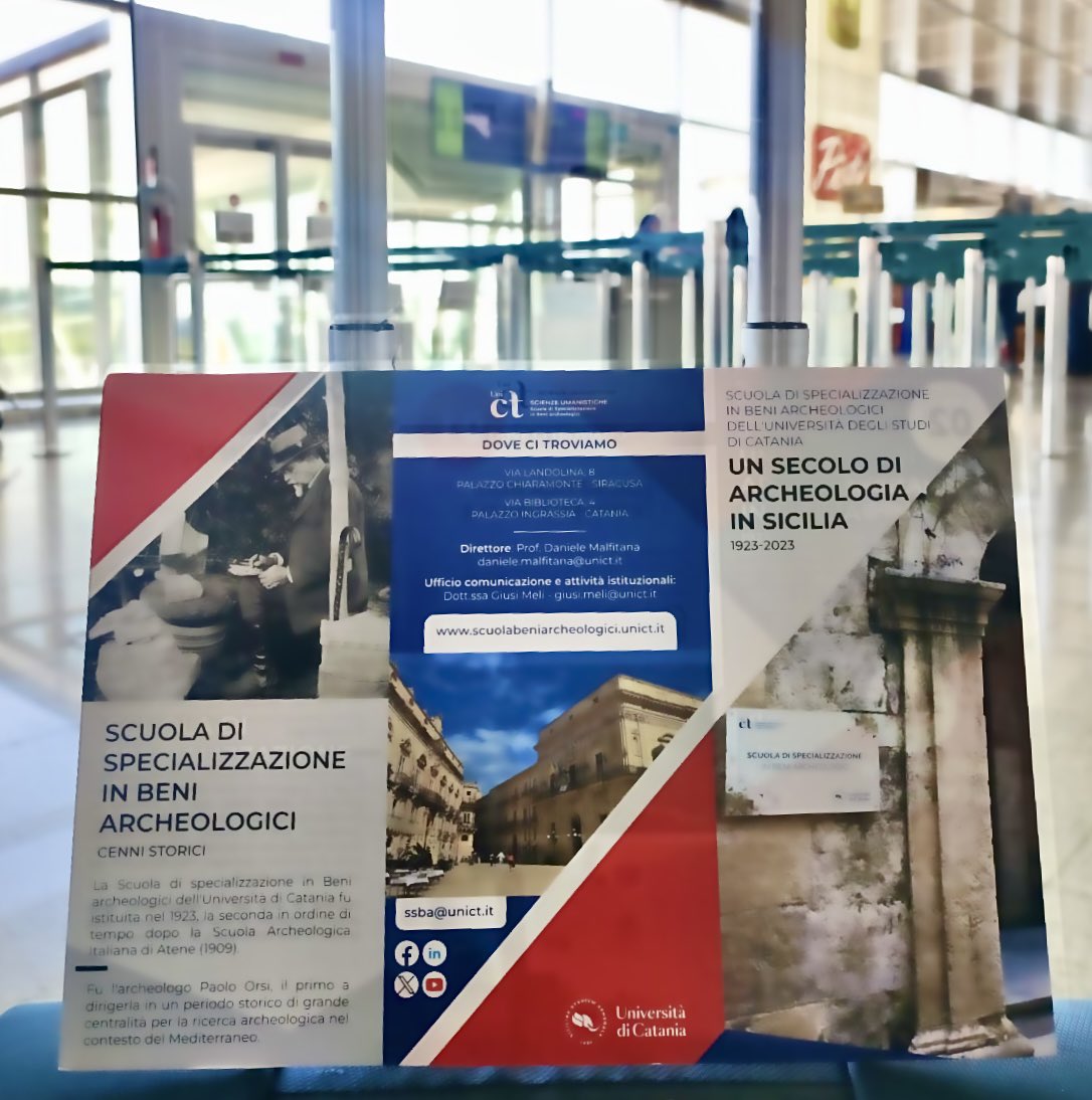 La <a href="/ssba_unict/">SSBA_Unict</a> in partenza per @tourisma24! 
Buon lavoro! 

#tourisma #archeologia #turismo #Sicilia