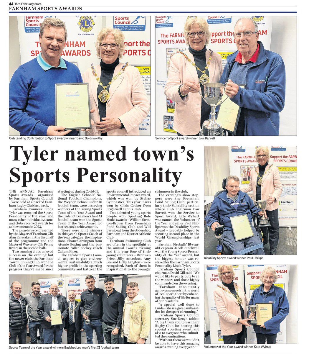 Congratulations to our winners. Sailability stole the show!