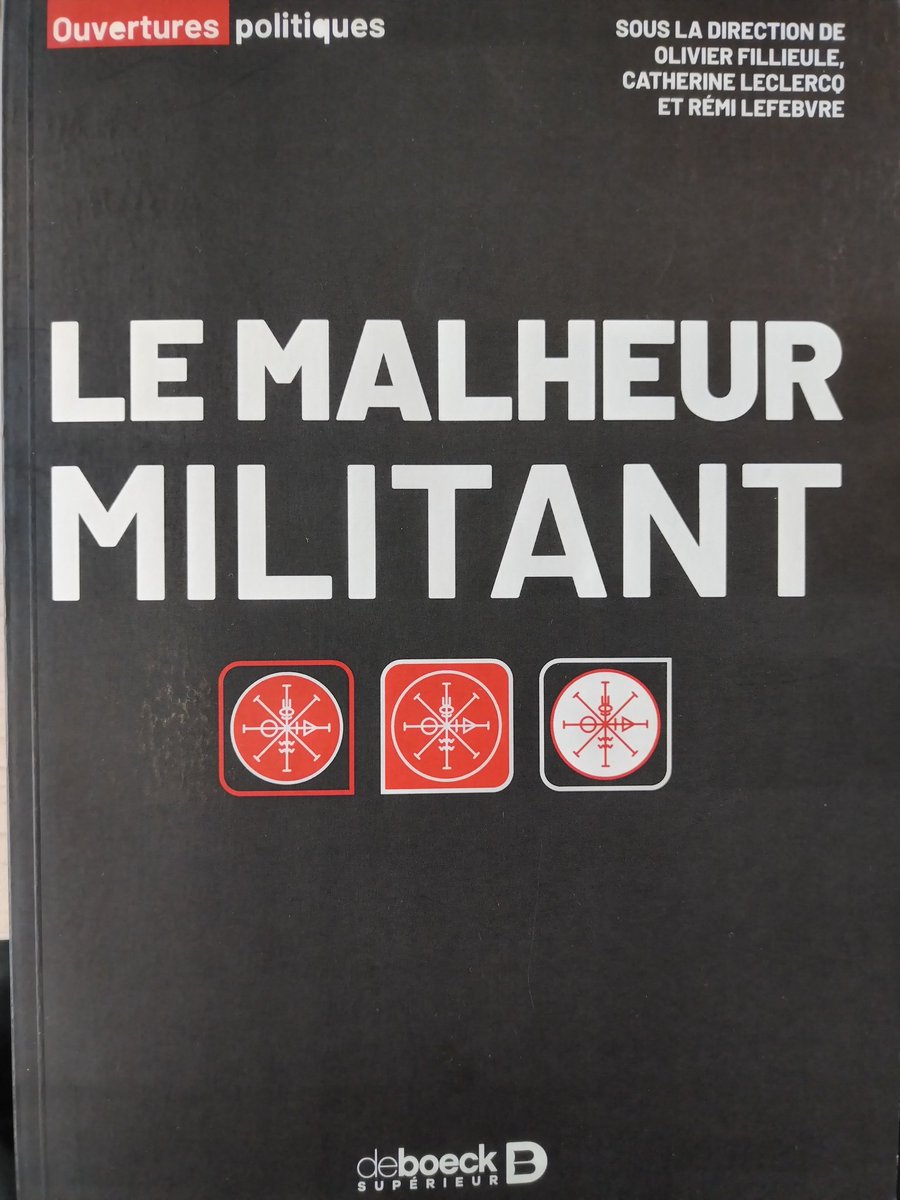 Mercredi 6/03, séance du séminaire du RT 34 "Sociologie politique" de l'<a href="/afs_socio/">Association Française de Sociologie</a>. On y parlera malheur militant avec O. Filleule et C. Leclercq, et retraits de la vie politique avec <a href="/Louise_Dali/">Lou Dali</a>.

Ça se passe au campus Condorcet, à 14 h ! Animé par moi-même et <a href="/StephanieArchat/">Stéphanie Archat</a>