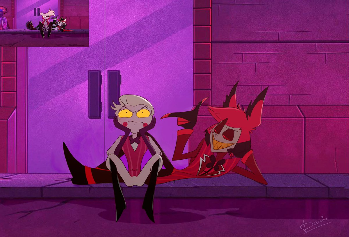 KiyoshiSempai's tweet photo. You're loser, baby ♪
Ps: I can see why Lucifer wears a hat, it makes him look taller haha
#HazbinHotel #radioapple #Alastor #Lucifer https://t.co/u1Jya9PvN3