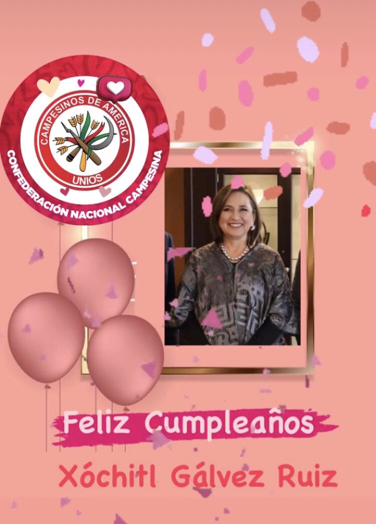 CNCEdodeMex's tweet photo. ¡Felicidades querida @XochitlGalvez!

Las y los #Cenecistas del #EdoMéx deseamos que sea el inicio de un extraordinario año, lleno de salud, felicidad y éxitos. https://t.co/TptKXKG4g5
