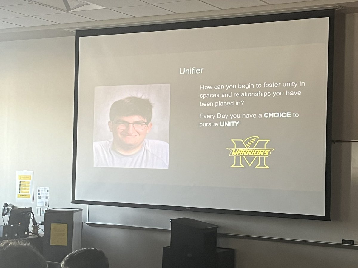 Thank you Coach Williams for being the Way of the Warrior message! Be a unifier not a divider. One of the best unifiers is Matt. Great message!