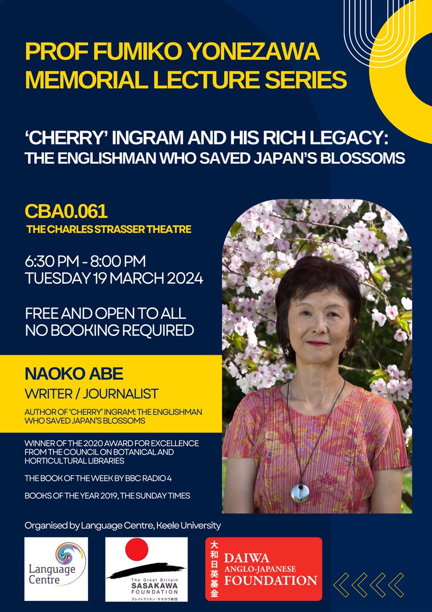 KeeleNatHist's tweet photo. If you are interested in Cherries you may be interested in this free talk at Keele on ‘Cherry’ Ingram, the man who saved the Great White Cherry. https://t.co/oo05FtFAT4