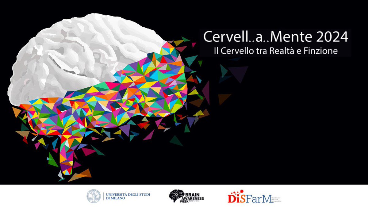 Con oggi è terminata l’edizione 2024 di #Cervellamente! Grazie a tutti, speakers, partecipanti e staff! 
Alla prossima edizione!!! #cervello #ricerca #neuroscienze #realtà #finzione #comunicazione