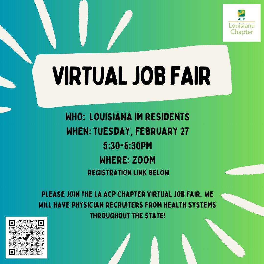 Louisiana Chapter of the ACP tweet media