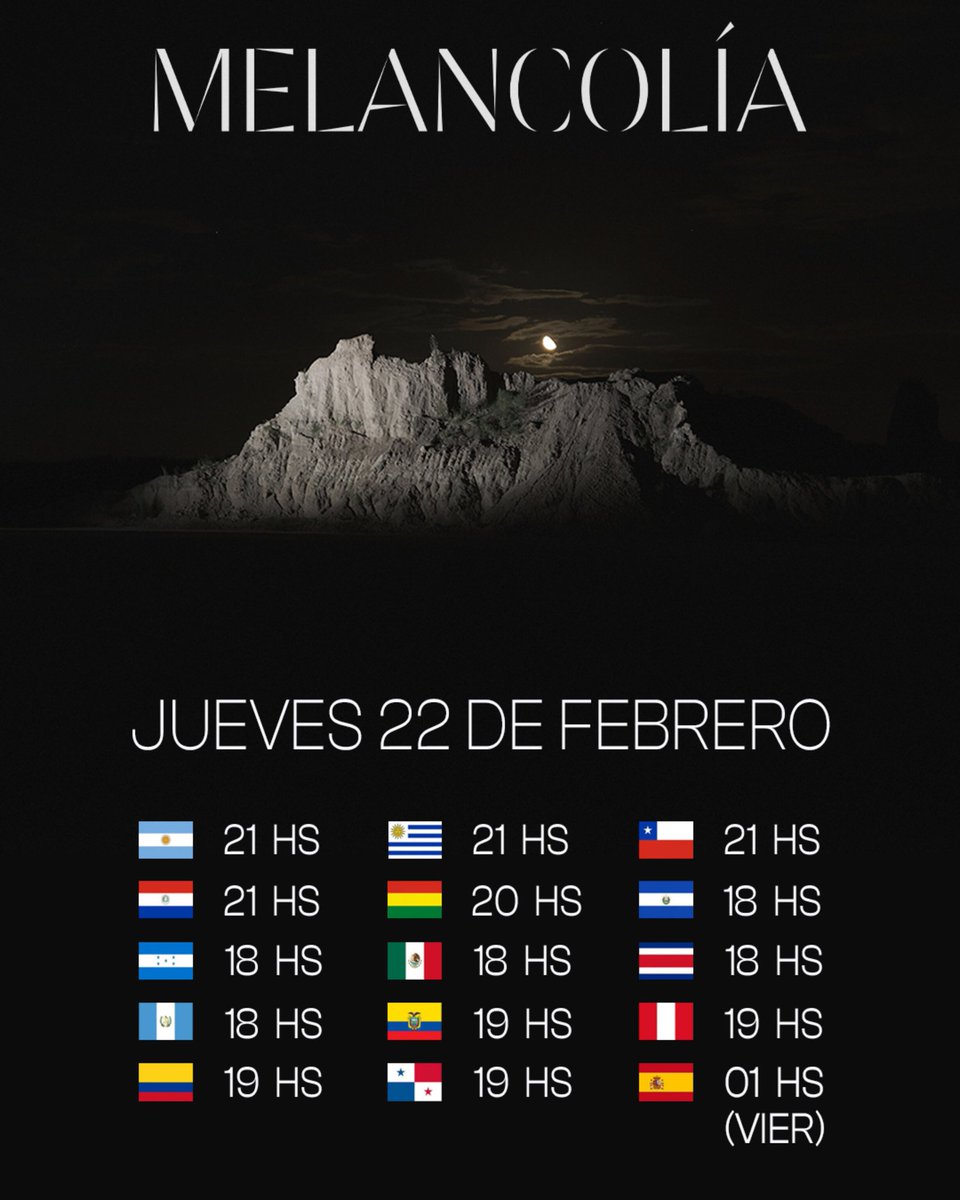 wosistas's tweet photo. ¡Llegó el día!
Hoy será el estreno de "Melancolía", último adelanto del nuevo álbum de Wos: "Descartable". https://t.co/q7Kaoo5va1