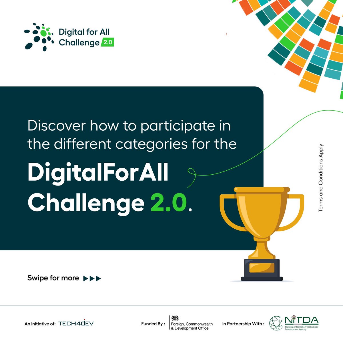 Tech4DevHQ's tweet image. Ready to Level Up Your Digital Skills? The Digital For All Challenge 2.0 is Here!