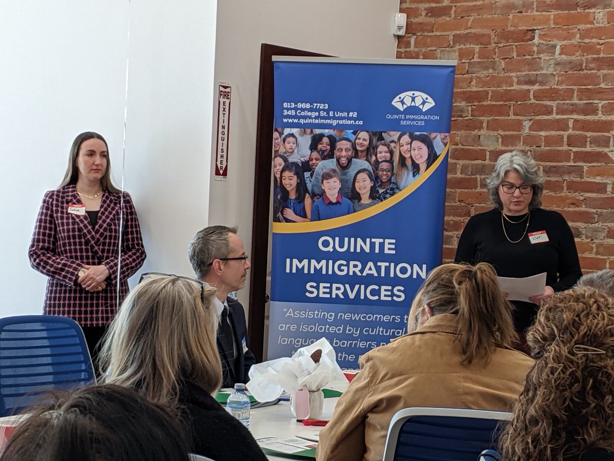 Yesterday we held our much-anticipated in-person launch event of our "Employer Toolkit for Hiring Newcomers" at the Loyalist College Accelerate space in downtown Belleville. Thank you to everyone that attended this event!!😊