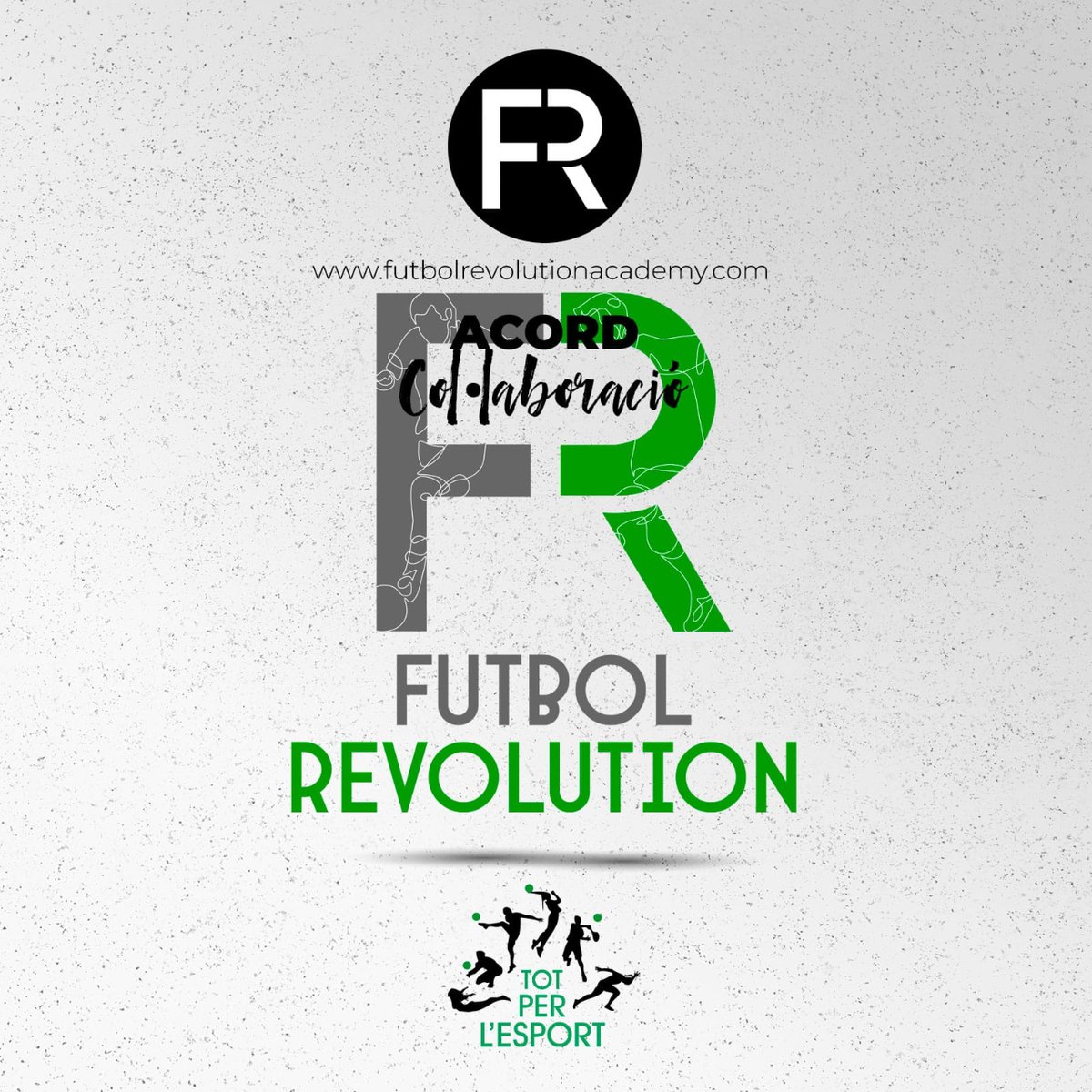 🤝 Fútbol Revolution 🤝

Arribem a un acord amb Fútbol Revolution per utilitzar la seva gran eina als nostres campus! 🔝

Vols fer entrenaments en menys d'un minut? 😱 Aquest és la millor eina del mercat

📲 Si vols gaudir d'un descompte, contacta amb nosaltres per privat