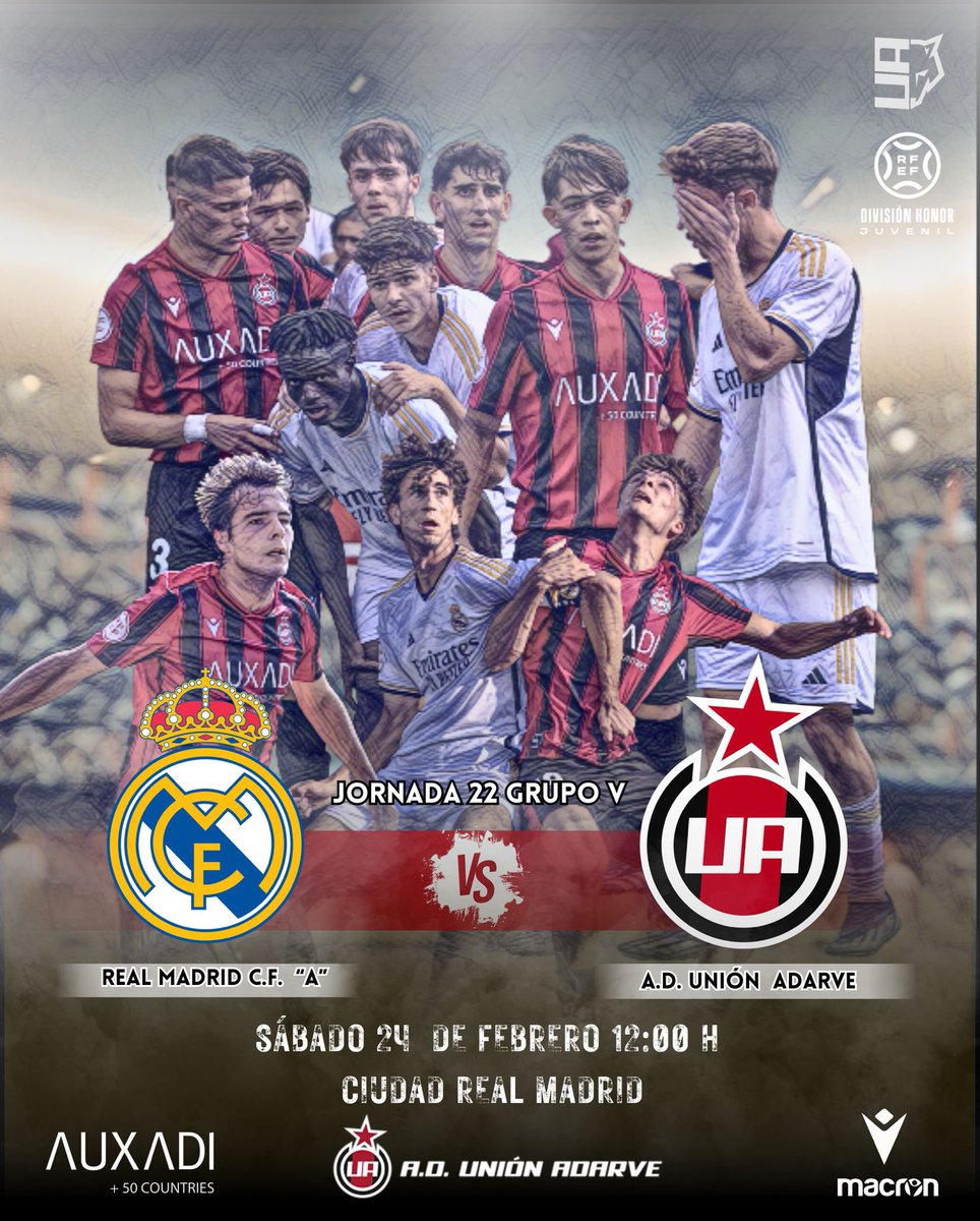 👦🏻 𝐂𝐀𝐍𝐓𝐄𝐑𝐀 | 𝘈𝘴𝘢𝘭𝘵𝘰 𝘢 𝘭𝘢 𝘤𝘢𝘴𝘢 𝘣𝘭𝘢𝘯𝘤𝘢

💪🏼 Los chicos del Juvenil A buscan una victoria en el feudo blanco para alcanzar el objetivo lo antes posible 

🐺 ¡El aullido de los lobos sonará con fuerza en Madrid!