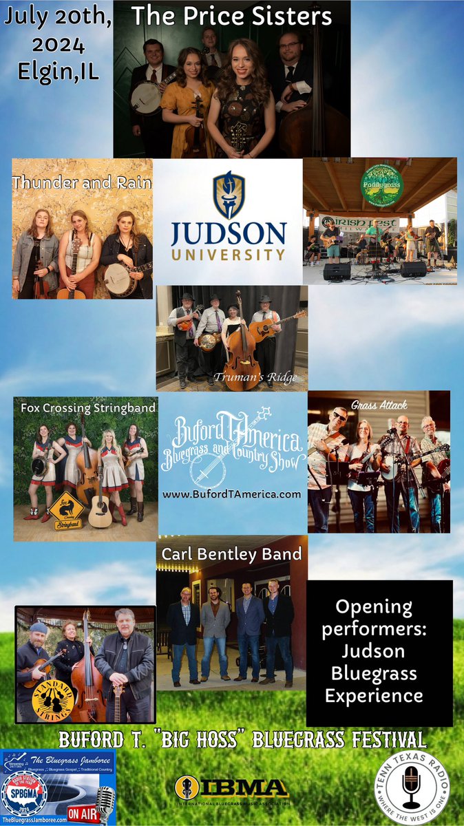 👀 bufordtamerica.com

#Bluegrass #festival #summer #music #ThePriceSisters #Foxcrossingstringband #Grassattack #Paddygrass #Thunderandrain #carlbentleyband #Trumansridge #standardstrings #elgin #Illinois @gcrumejr @ElginIL #fun @cj_fallingwalls @MusicCityMemo