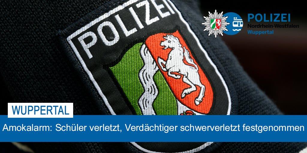 polizei_nrw_w's tweet photo. Das war ein schwerer Tag für das Bergische Land, #Wuppertal und vor allem das Wilhelm-Dörpfeld-Gymnasium.

Unsere Gedanken sind bei den Verletzten, den anderen Schülerinnen und Schülern, den Lehrerinnen und Lehrern und allen anderen Beschäftigten der Schule. (1/4) #Polizei https://t.co/yM8H4yaNBk