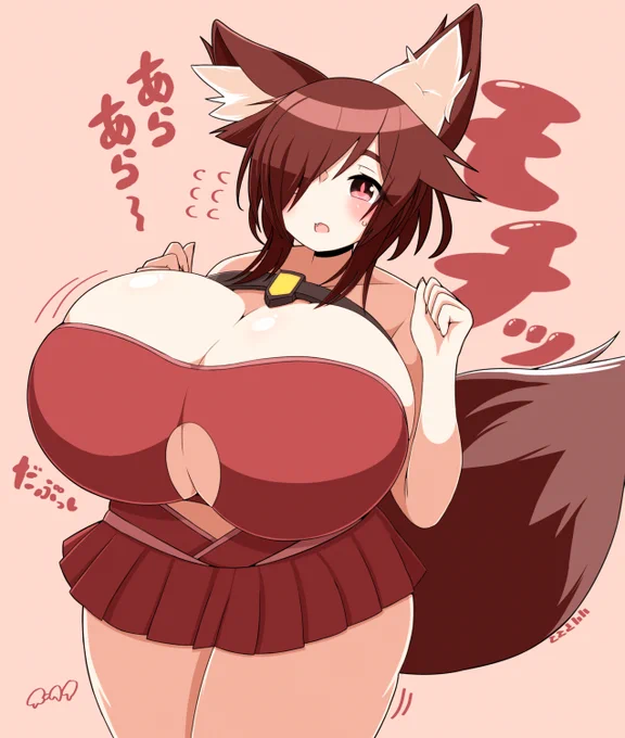 オリキャラきつねのラフエさん(再)リリアの母親的な存在。魔力にせよ栄養にせよ、」とにかく体内に吸収したものが"ものすごく"体型に出やすいという厄介な特性を持っている 
