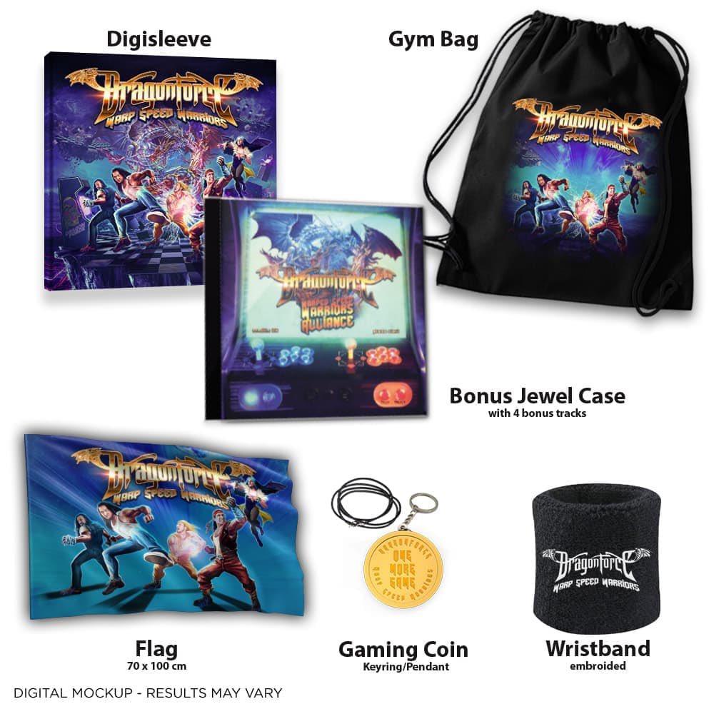 Alissa White-Gluz, Matthew K. Heafy and Nita Strauss will have exclusive guest appearances on the deluxe bundle edition of @DragonForce’s new album 'Warp Speed Warriors’ - out March 15th! Limited to just 300 units, this collector's dream includes not just the epic album but a…