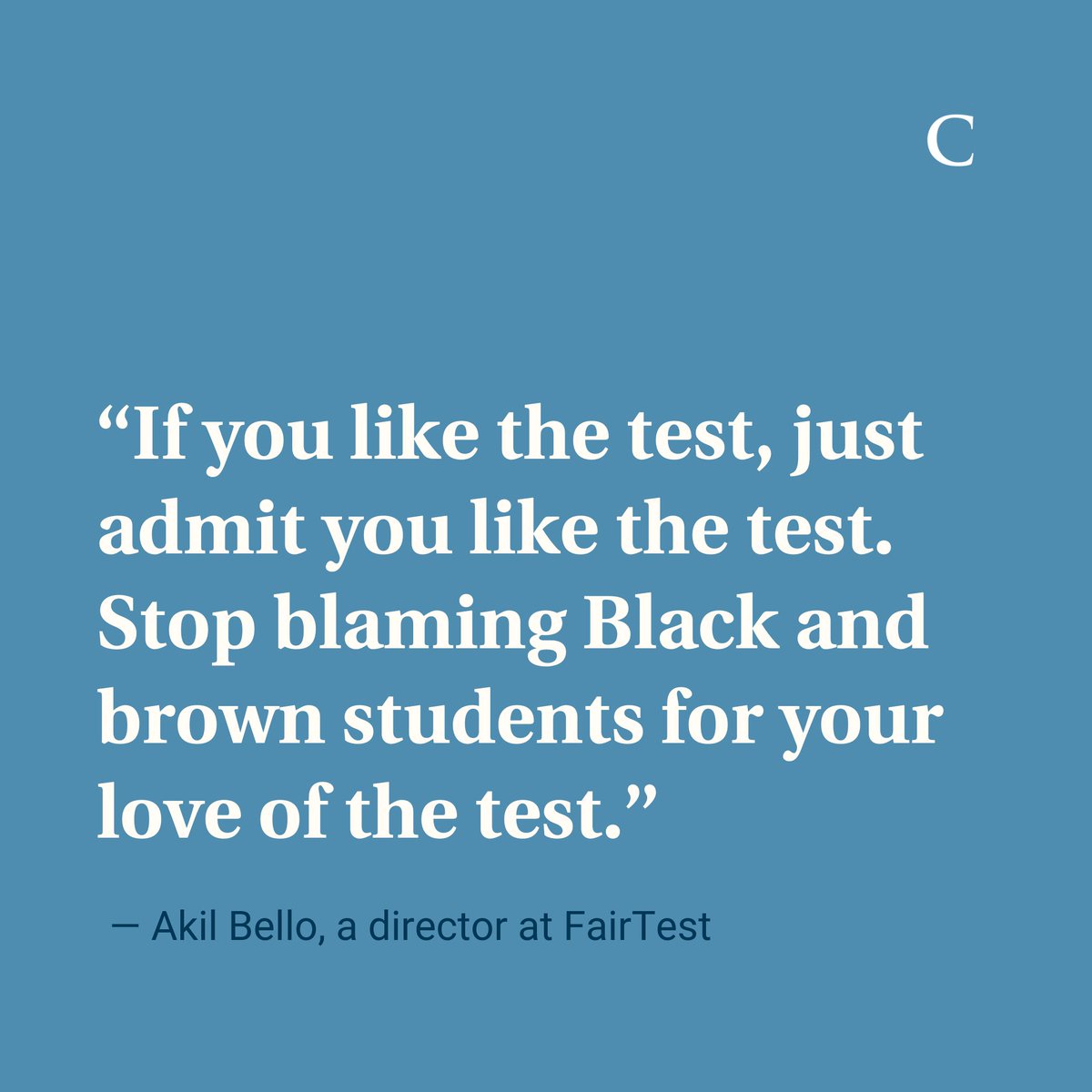 Yale, Dartmouth, and MIT are going back to requiring ACT or SAT scores from applicants. They say it's because the scores help them find promising, disadvantaged students. 

But do they? We look higher ed's experiences with test-optional politics: chroni.cl/48kWTc8