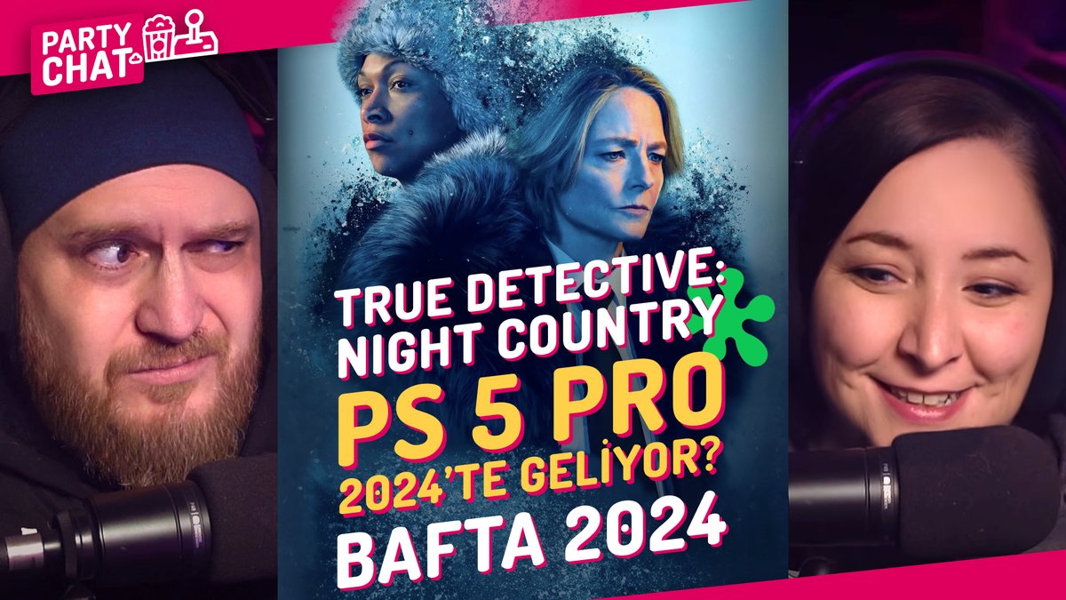 RustySly's tweet photo. bu gece 9'da, #PartyChat'te: #TrueDetective 4. sezon incelemesi, #PlayStation haberleri, #BAFTA2024  ödülleri değerlendirmesi ve irili ufaklı bir sürü haber!

bekleriz GALBS ♥️

🕘 21.00
👉 https://t.co/wE0R1iLlxh https://t.co/VvRM4BwAqk