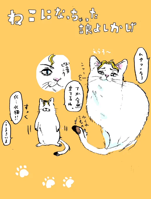 猫よしかげ、私が考えたらバケモンになっちゃった。 