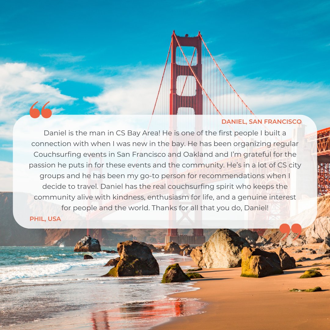 Couchsurfing tweet media