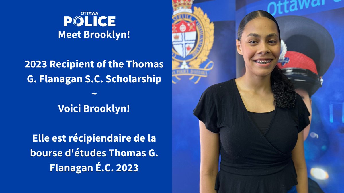 The late Ottawa Chief of Police, Thomas G. Flanagan, S.C., valued the unique perspective of women in policing and strived to diversify the workforce and have more women choose policing as a career. A Scholarship was established in his name in 1993.

Apply by February 29th. Share