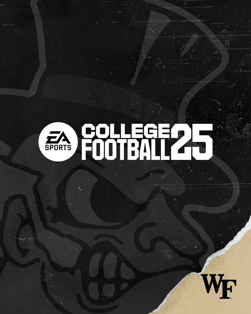 We're in the game! @easportscollege #CFB25 | #GoDeacs 🎩