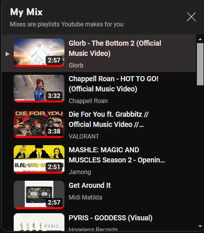 I listen to everything, I mean it