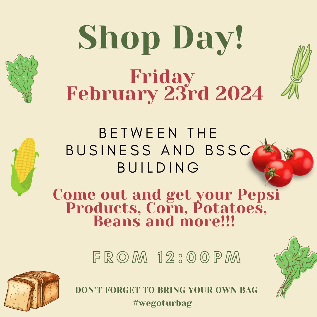 Msu_food's tweet photo. Come out to our shop day tomorrow starting at 12:00 PM!!!!

Spread the word!
#wegoturbag https://t.co/iNqYoJcRhQ