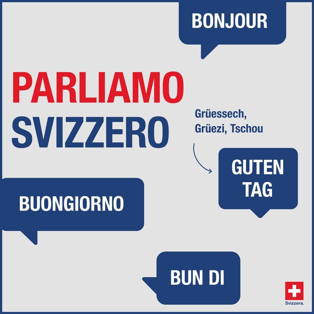 ambasciatasvizz's tweet photo. La #Svizzera è orgogliosa del #multilinguismo🗣️che la caratterizza con le proprie lingue nazionali diverse. #Italiano, #francese, (svizzero) #tedesco e #romancio fanno parte di un'unica identità🇨🇭@AbtSwitzerland.
Diamone un'occhiata più da vicino⤵️
#EmnaRumantscha https://t.co/gGRi6Z7cZo
