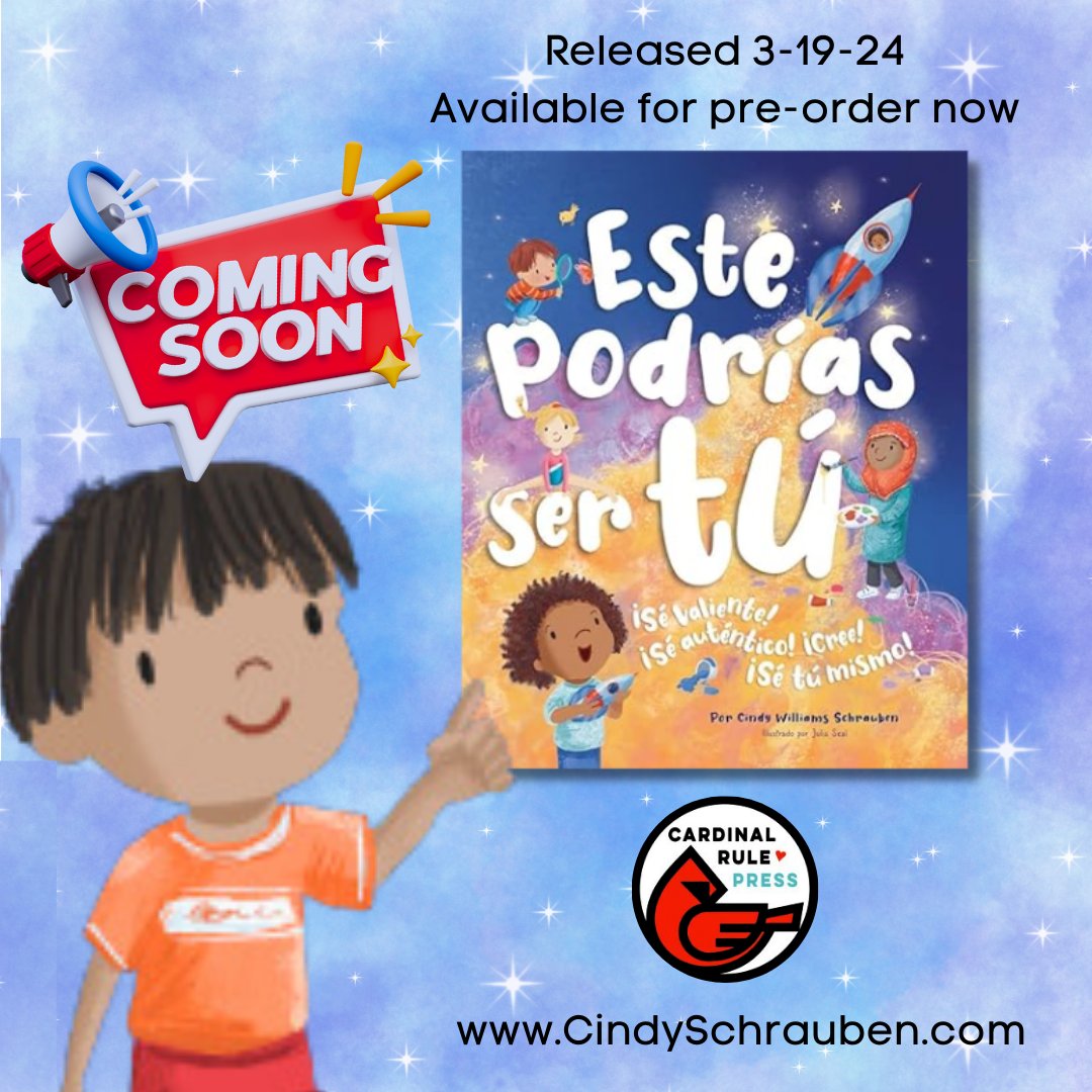 I'm so excited for this! #WritingCommunity #kidlit #booklove #spanishlanguagebooks