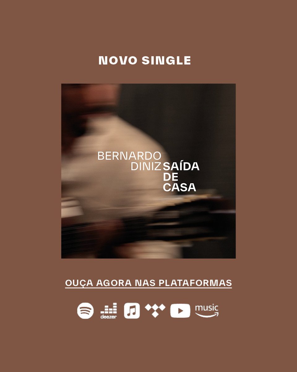 Chegouuuu!

Hoje saiu “Saída de Casa”.  Single que dá nome a meu próximo álbum. A partir dessa canção que concebi todo o projeto. Fiz essa, e todas as outras, com o grande Paulo Cesar Pinheiro. Você já pode escutá-la na sua plataforma de streaming favorita!