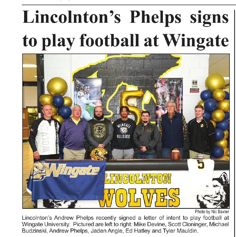 Thank you 🙏🏾 <a href="/LincolnTimesNew/">Lincoln Times-News</a> <a href="/WingateFb/">Wingate Bulldogs Football</a>