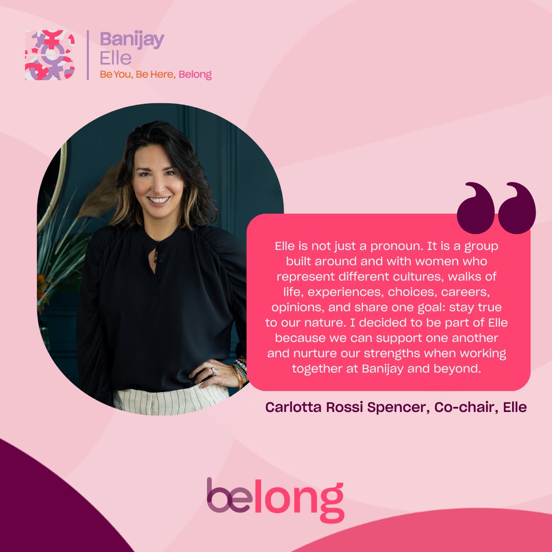 In celebration of #BelongWeek, our co-leads from our global Employee Resource Groups share what belonging means to them and what inspired them to get involved. #WeAreBanijay
