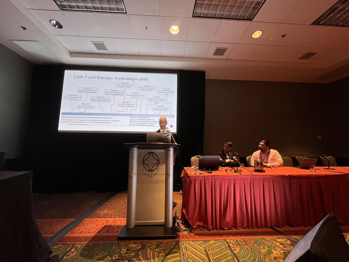 ZainabShd's tweet photo. Happening now #IDtrack session at #tandem24!, come join us! @JoshuaHillMD @GenPapaMD @ChemalyRoy @DadwalSanjeet @ASTCT https://t.co/nuhIy4xfYt
