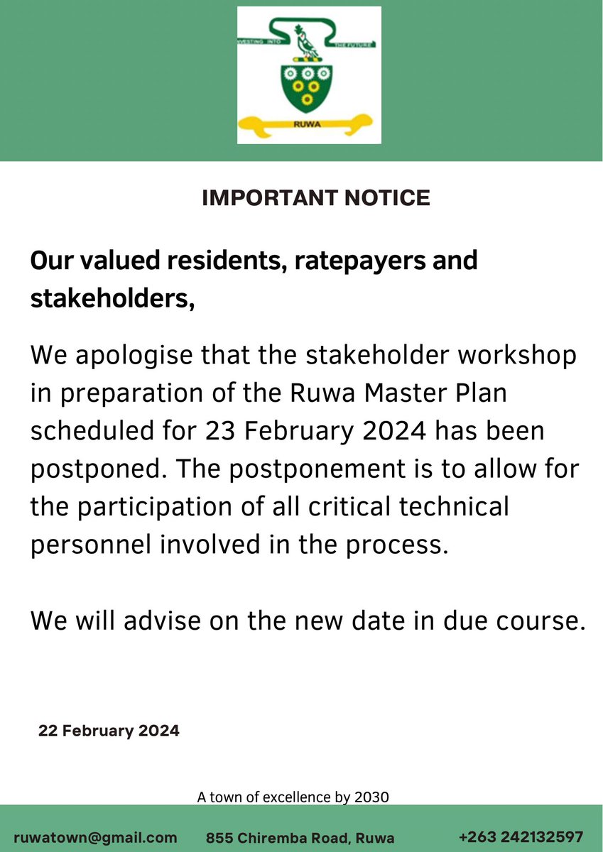 Ruwa Local Board tweet media