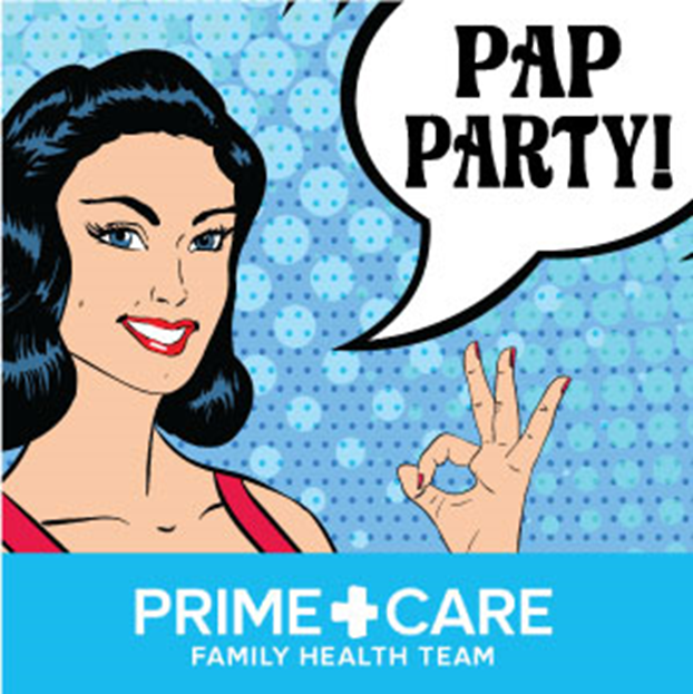 Prime Care FHT is holding a Pap Party on March 6, 2024! 
Appointments are for patients aged 25-70 who have not had a Pap done in the last 3 years and who do not have access to a local family doctor or nurse practitioner. To book your appointment visit: primecarefht.janeapp.com