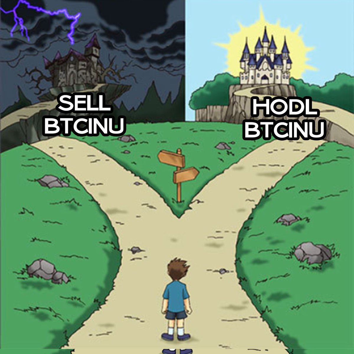 Which way would you choose? 🤔

#shib #btcinu #shibainu #memecoin