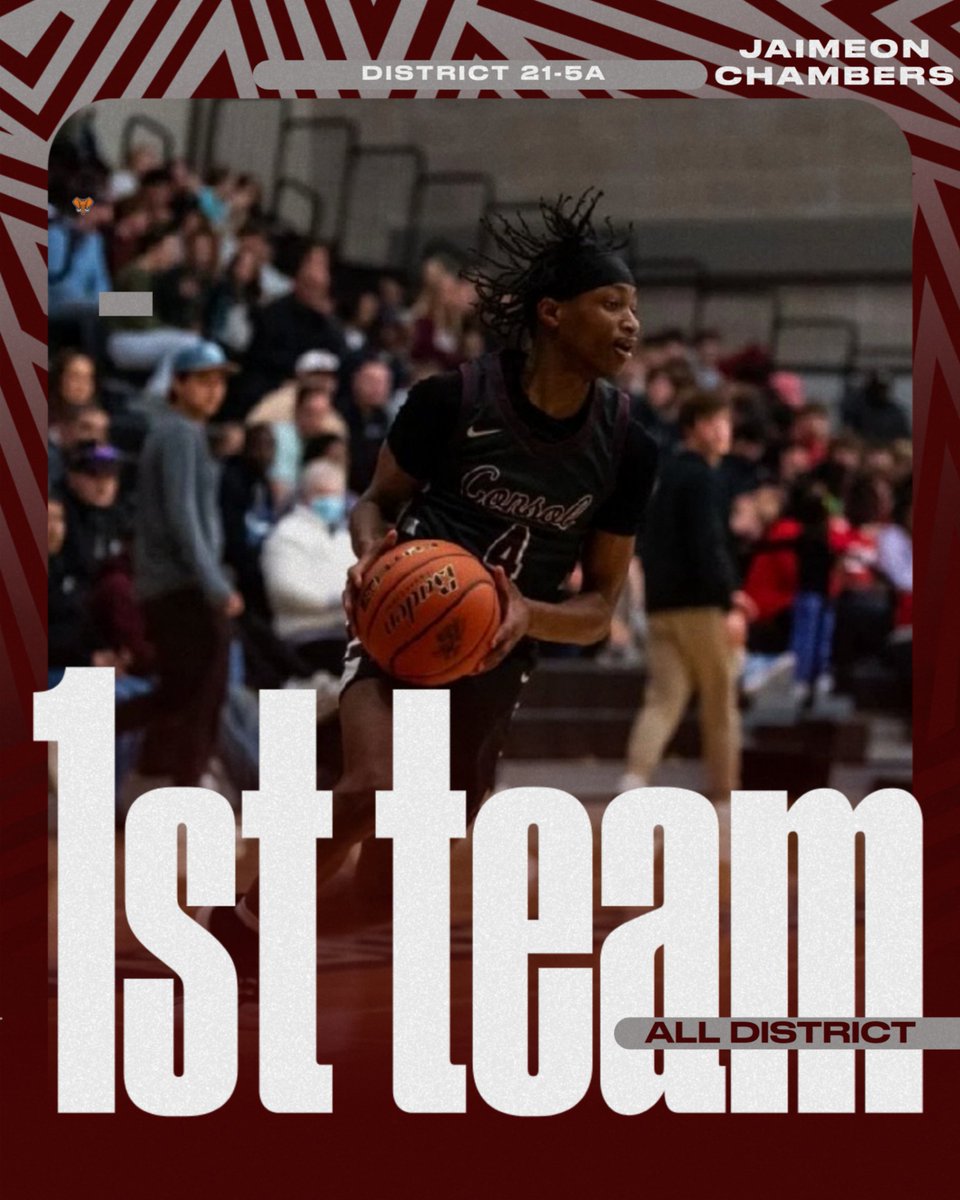 District 21-5A 1st Team All District Senior Guard #4 @yuboijai_