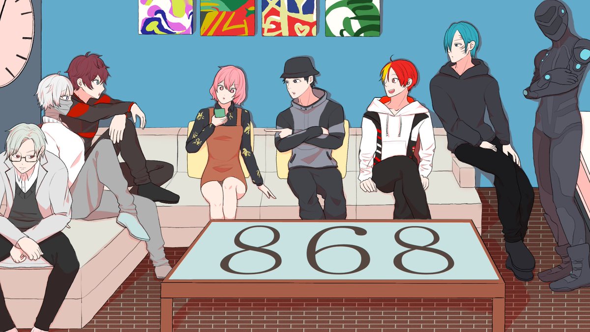 会議 #ストグラファンアート #なるせかいたよ #い・らくすと #イロ絵す