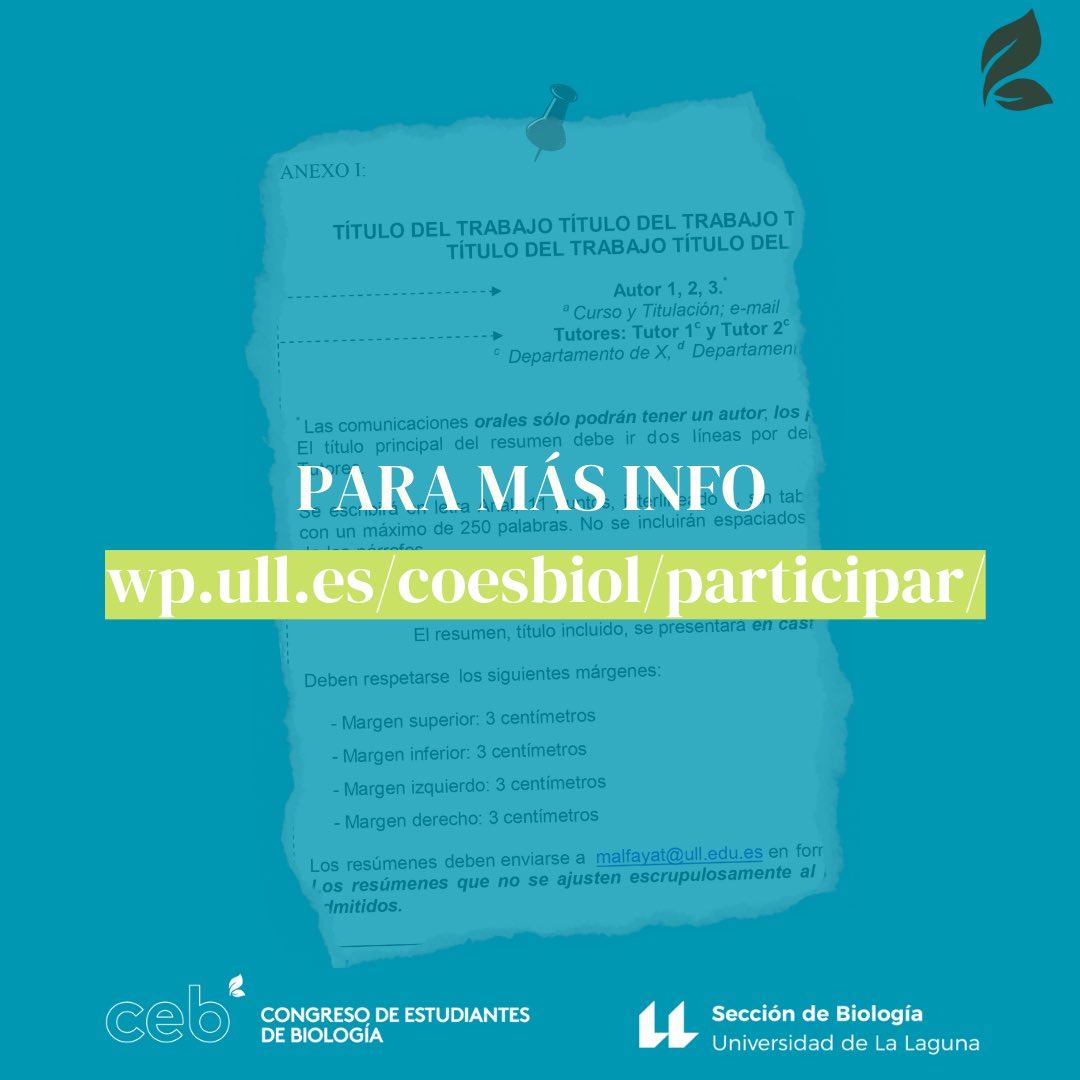 Congreso de Estudiantes de Biología tweet media