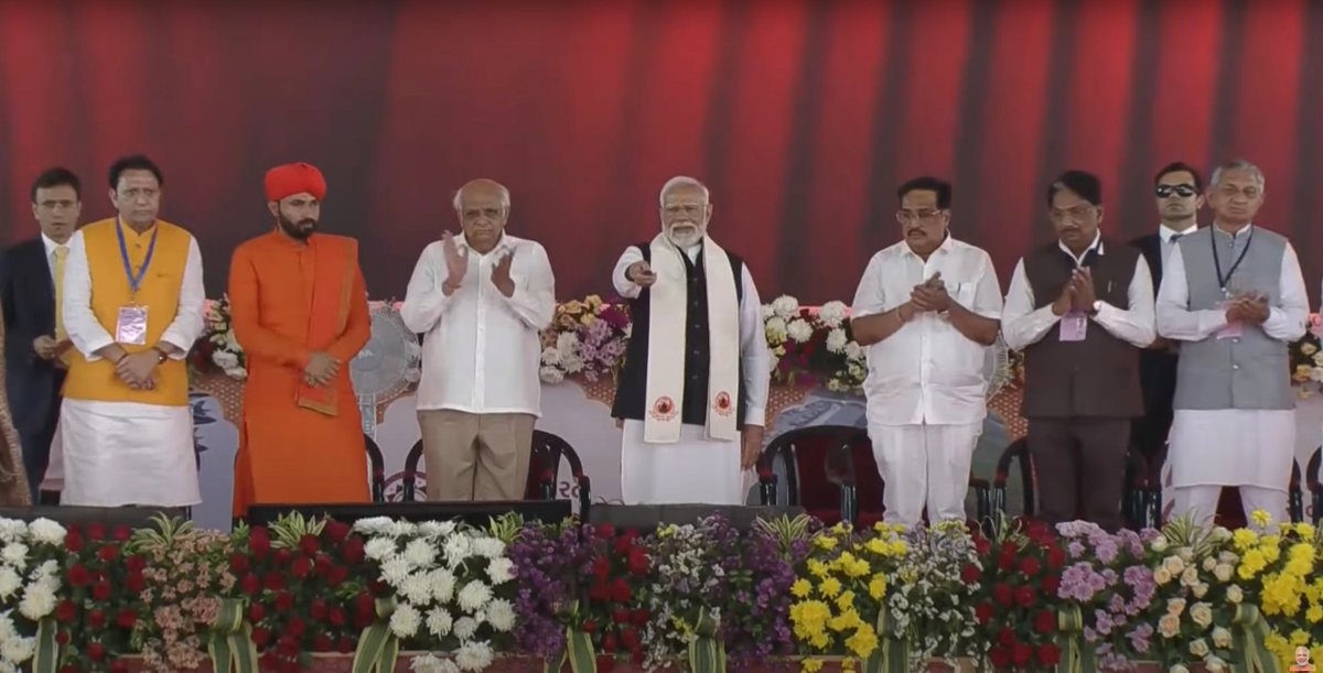 gbrc_gujarat's tweet photo. Foundation stone of @gbrc_gujarat's state-of-the-art research building was laid by Hon'ble @PMOIndia, Shri Narendra Modi in august presence of Hon'ble @CMOGuj, Shri Bhupendrabhai Patel. All Thanks to Principal Secretary,@dstGujarat. https://t.co/dGFNCbcLf8