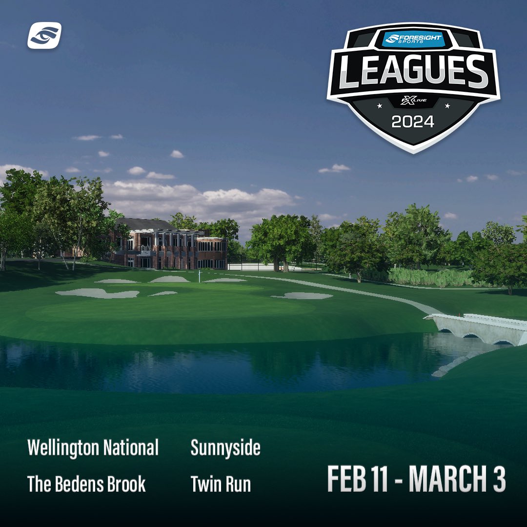 ForesightSports's tweet photo. The latest season of Leagues is live! Play in 9 different events, and win prizes! No course purchases required.
To join: Open FSX Play, select “Games”, go to “Leagues”, then “Play League.”
#FSXPlay
#ForesightSports https://t.co/qfFpehgSdB