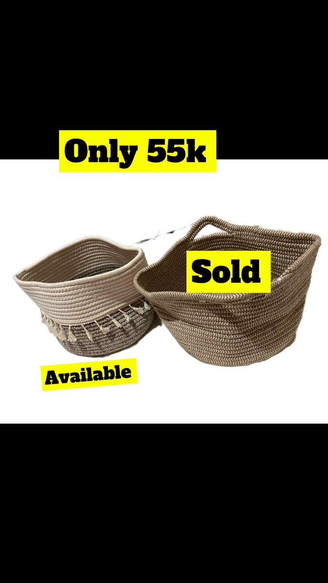 Get a multipurpose woven basket for your space. Can be used as; 1. For decoration 2. Storage (kids toys, accessories, books etc, bathroom products, towels, fruits etc)