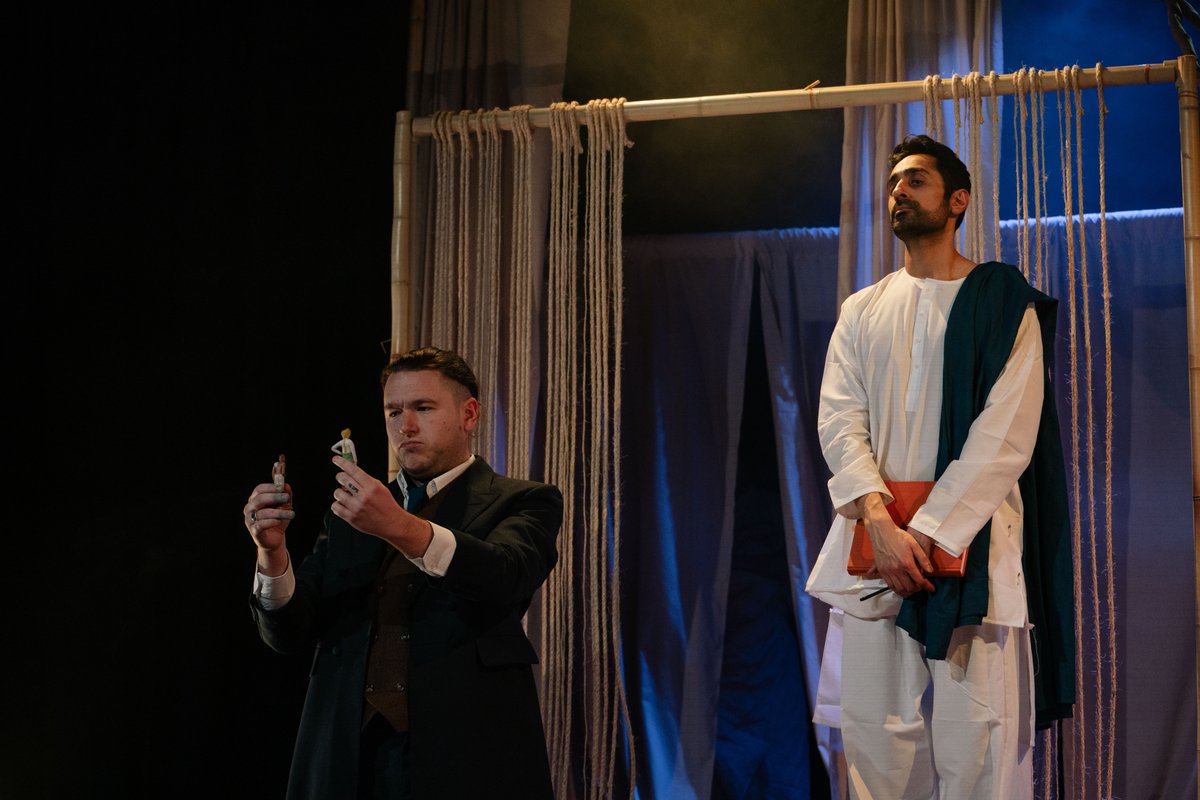 KomolaC's tweet image. The moment has arrived, and we are excited to watch the play with you this evening as the @IndigoGiant curtain rises at the @RedbridgeDrama.

The pictures are taken during yesterday's tech/dress by Alex Unai. For tickets: visionrcl.org.uk/event/indigo-g…
