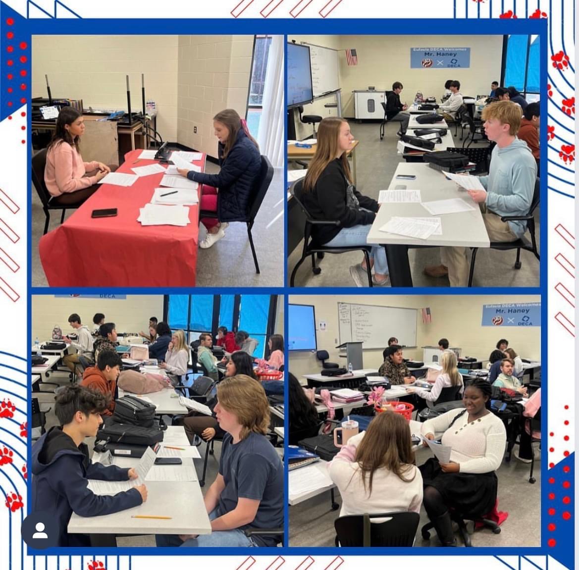 EufaulaCS's tweet photo. Best of luck to our Eufaula High School DECA students ๐
as they compete in the Alabama DECA State Career Development Conference! ๐ท #ALDECA #CTEMonth #WeAreECS #ExpectExcellence https://t.co/8fMploDg6Q