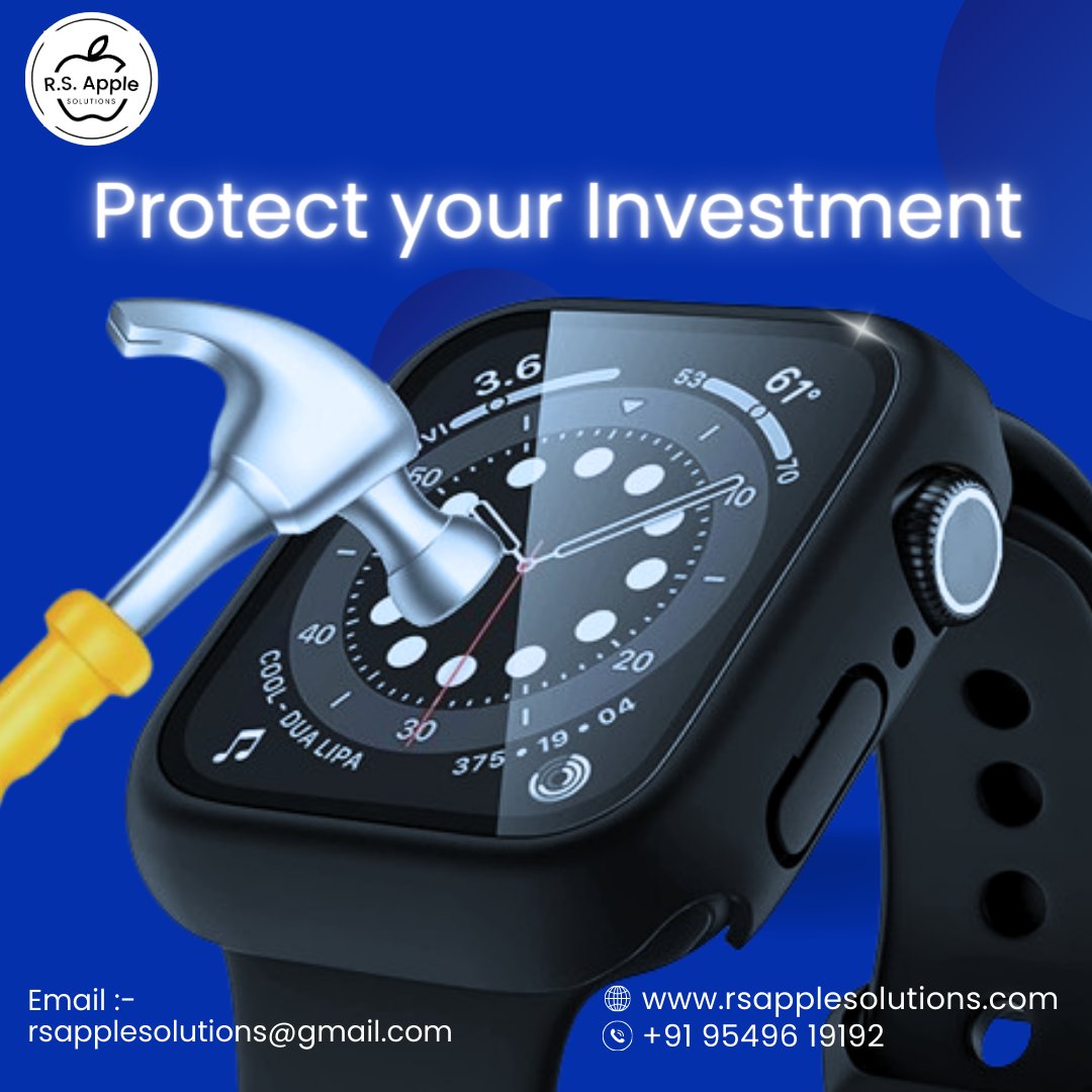rsapplesolution's tweet photo. "Dropped your Apple Watch and feeling the sting? Don’t fret! Our repair pros have the magic touch to bring it back to life, good as new."
Visit :- https://t.co/Q8sPkVCN1A
Call now :- +91 95496 19192
Email :- rsapplesolutions@gmail.com #AppleWatchRepairNoida" "#watchrepairs https://t.co/AZ5KwWLvAk