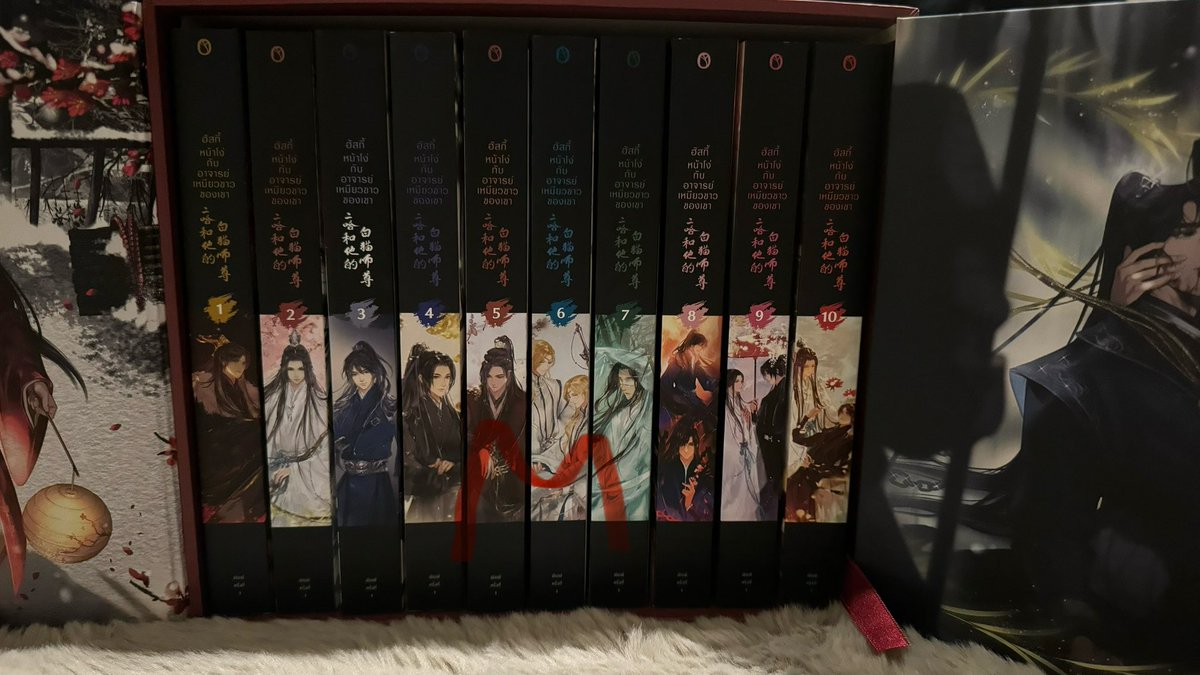 intonovelss's tweet photo. 🎈ขายนิยาย Boxset #ฮัสกี้หน้าโง่กับอาจารย์เหมียวขาวของเขา  
💗 10 เล่มจบ ครบ
💗จิบิ การ์ด พรีเมี่ยมทุกอย่างครบ
🎈 ราคา 3,500 บาท รวมส่ง Flash
📖 มือ 2
✔ สภาพ 90%  อ่านรอ��เดียว สภาพดีมาก 
❤️ Recommended!  👍
#นิยายวายมือสอง #นิยายวาย  #ขายนิยายวาย #นิยายวายจีนโบราณ https://t.co/cg38M4XlgB